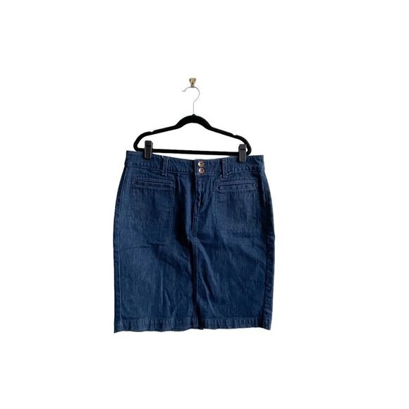 Banana Republic Denim Pencil Skirt 4 Pockets Women's 30R Stretch - Picture 1 of 8